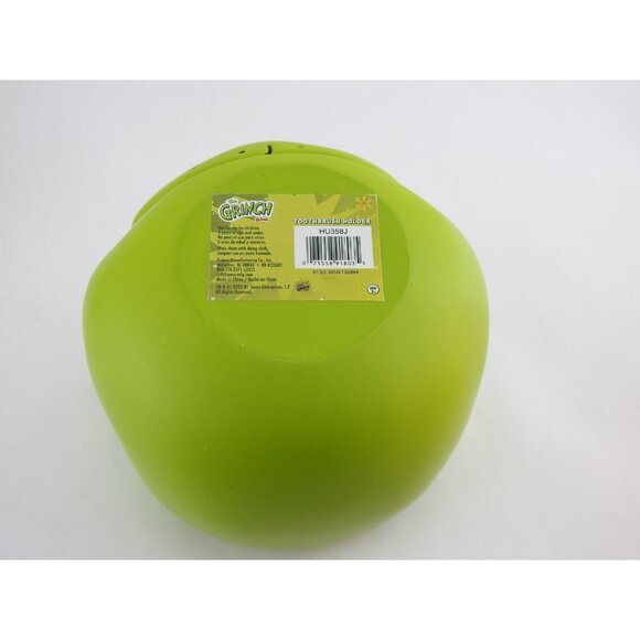 Grinch Bathroom Set Lotion Soap Dispenser and Toothbrush Holder Christmas Decor - Picture 10 of 13